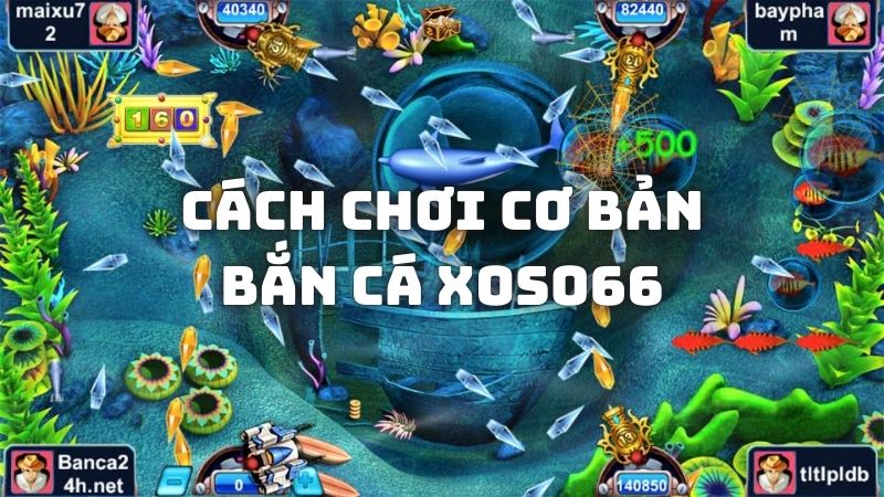 Cách chơi cơ bản của các trò bắn cá Xoso66 